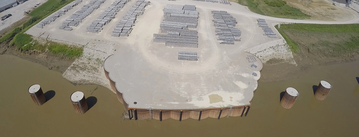 Owensboro OPEN CELL™ Cargo Dock on the Ohio River